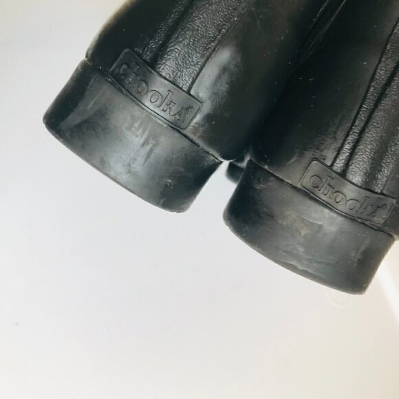 Chooka Black Chelsea Waterproof Rubber Rain Boots Size 10 - Picture 10 of 10
